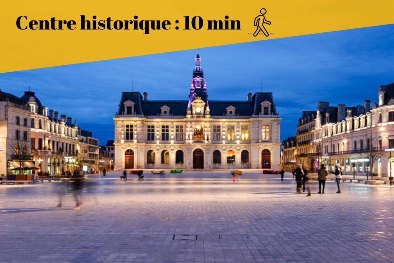 Le Duplex By Goodbnb - Proche Gare - 15Min Futuroscope Poitiers Zewnętrze zdjęcie